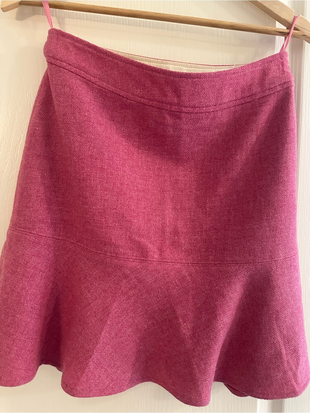 GAP Raspberry A-Line Flounce Skirt - Picture 4 of 13